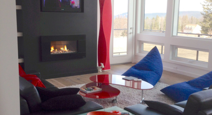 Canadian Countryside with Escea ST900 Flame