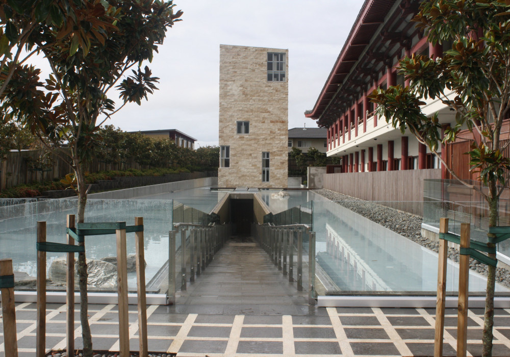 Watertight Pond for Buddhist Temple in South Auckland