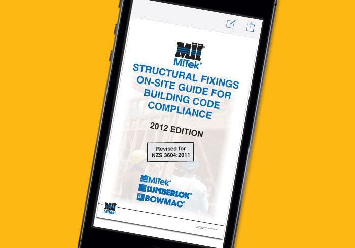 MiTek's New Structural Fixings On-Site Guide App