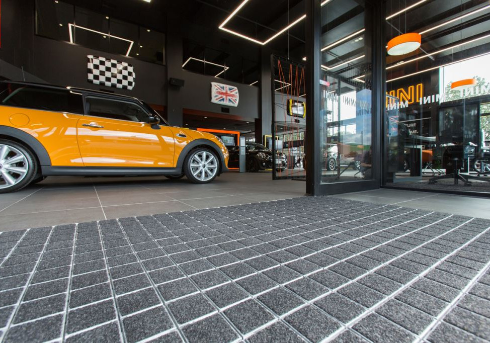 Shuttle Entrance Mat for Auckland MINI Garage