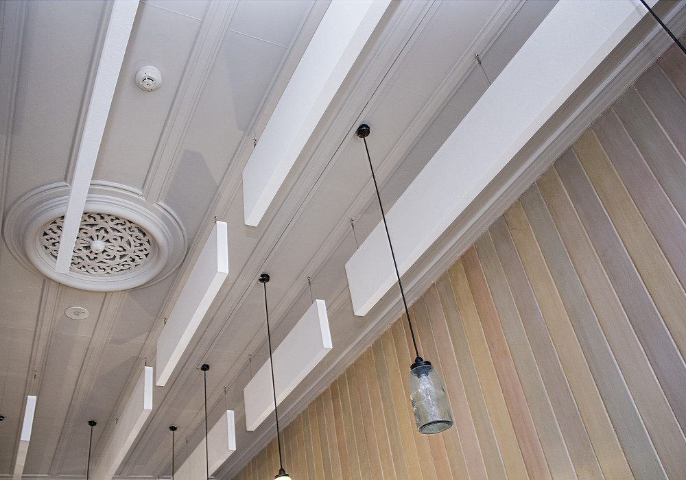 Acoustic Baffle Beams Improve Trendy Ponsonby Eatery
