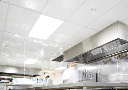 Fenta Ceiling Tiles Meet the Needs of Next Generation's Cafe