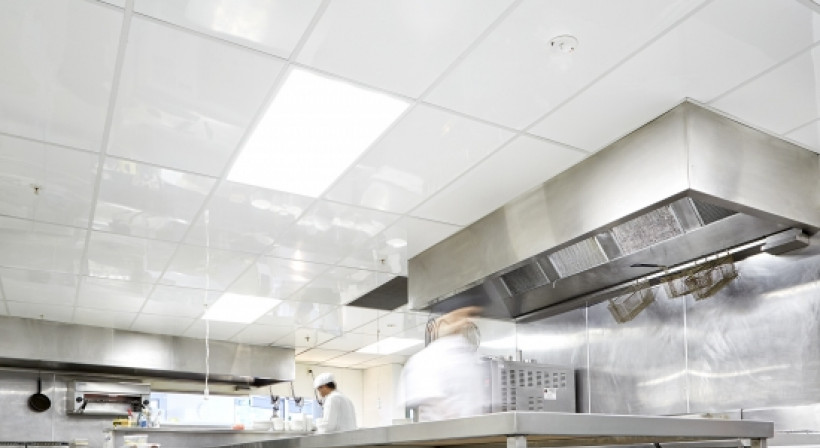Fenta Ceiling Tiles Meet the Needs of Next Generation's Cafe