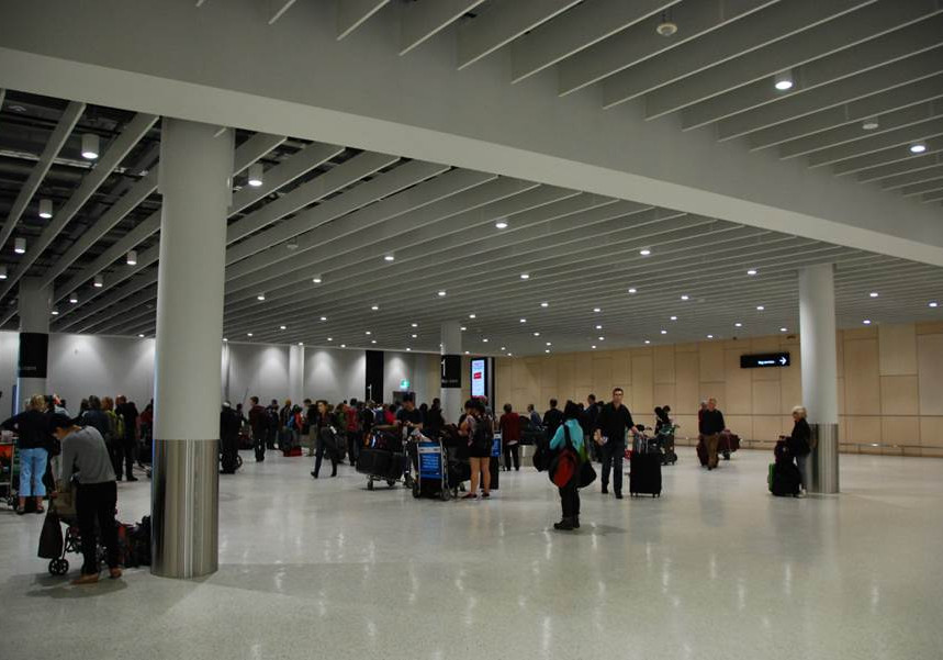 Designer Acoustic Ceilings at Auckland International Airport