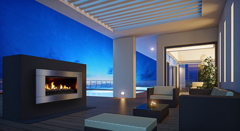 Outdoor Living with the EF5000 Gas Fireplace