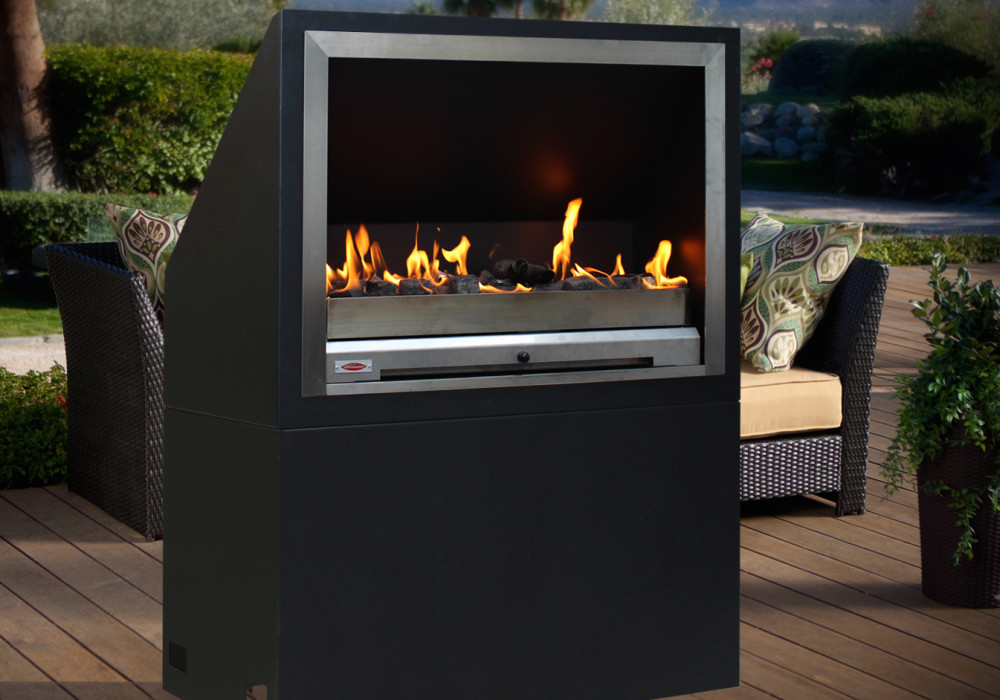 Portable Gas Fire with Fuego