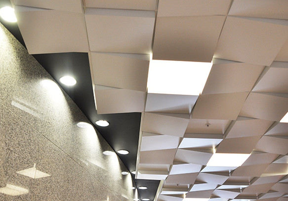 Geometrix Metal Panels Offer Unexpected Ceiling Dimension