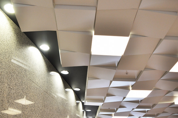 Geometrix Metal Panels Offer Unexpected Ceiling Dimension