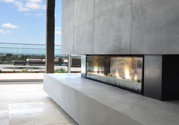 Multiroom Frameless Gas Fire Heats Melbourne Home 