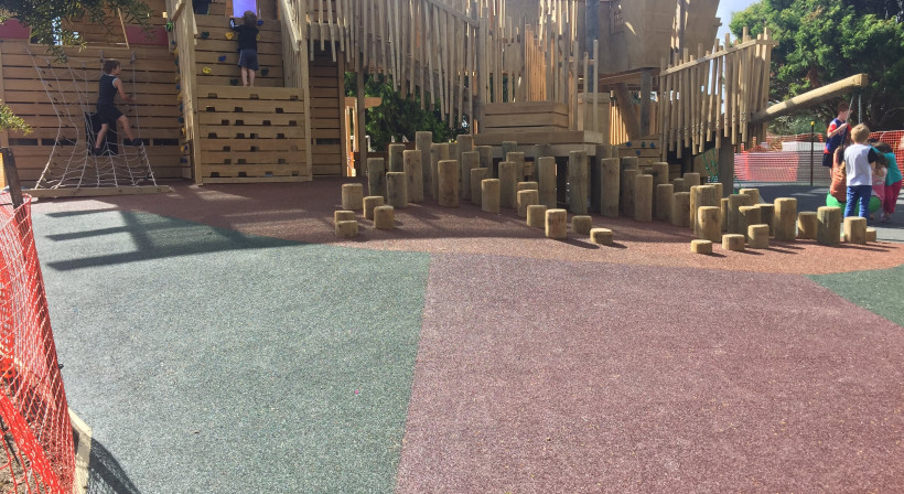 Burgess Matting's Rubber Wetpouring Solution for Primary School