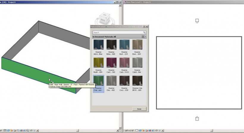 Easy Access to BIM Paint Colours from Resene