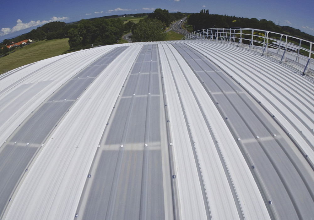 Steel Roofing Profile for Cambridge's AvantiDrome