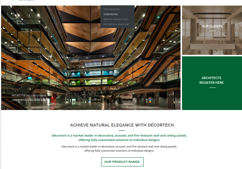 Décortech Launch New Website