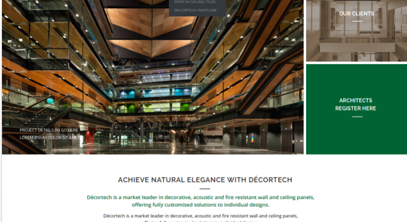 Décortech Launch New Website