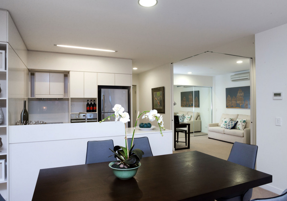 CS For Doors' Cavity Sliders Create Flexible Spaces in Apartments