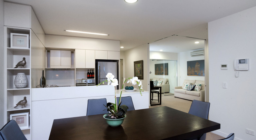CS For Doors' Cavity Sliders Create Flexible Spaces in Apartments