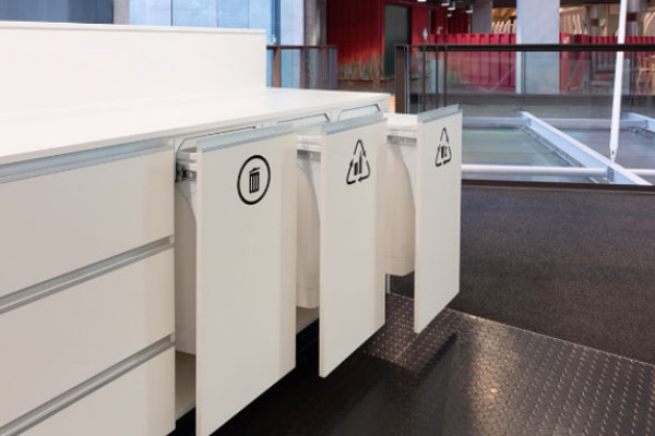 Hideaway Bins Provide Intelligent Solutions for Workplace Recycling 