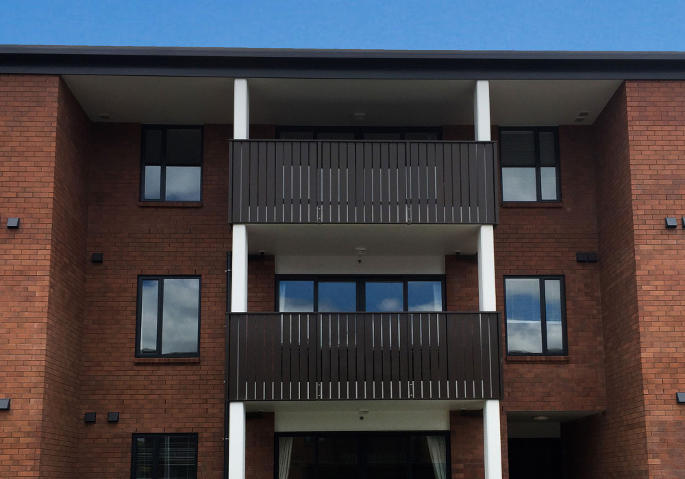 Spectrum Offers Bespoke Balustrade Solution for Retirement Block