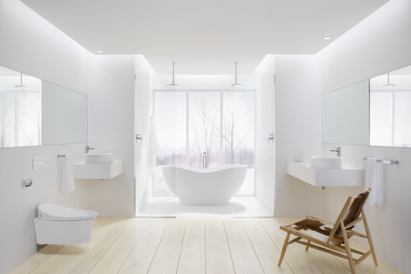 White on White: The Quintessential Bathroom Edit
