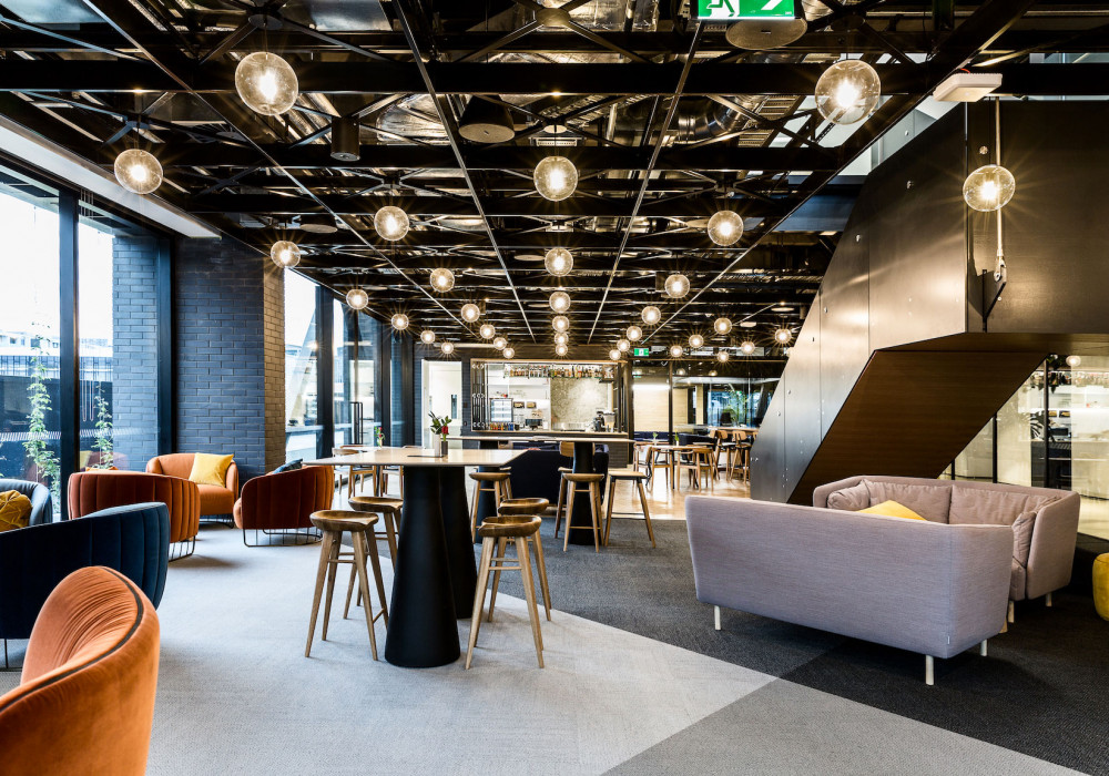 Forman Provides Unique Ceiling for Co-Working Space