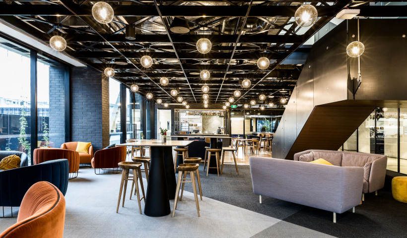 Forman Provides Unique Ceiling for Co-Working Space