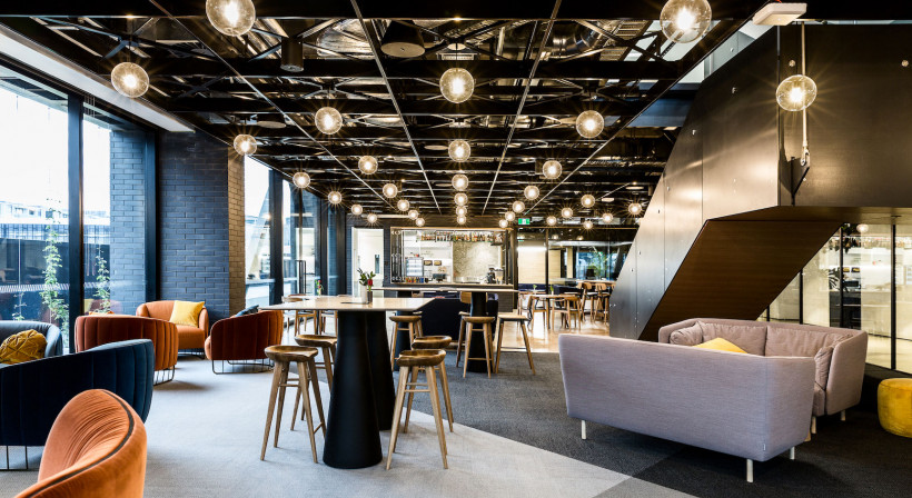 Forman Provides Unique Ceiling for Co-Working Space