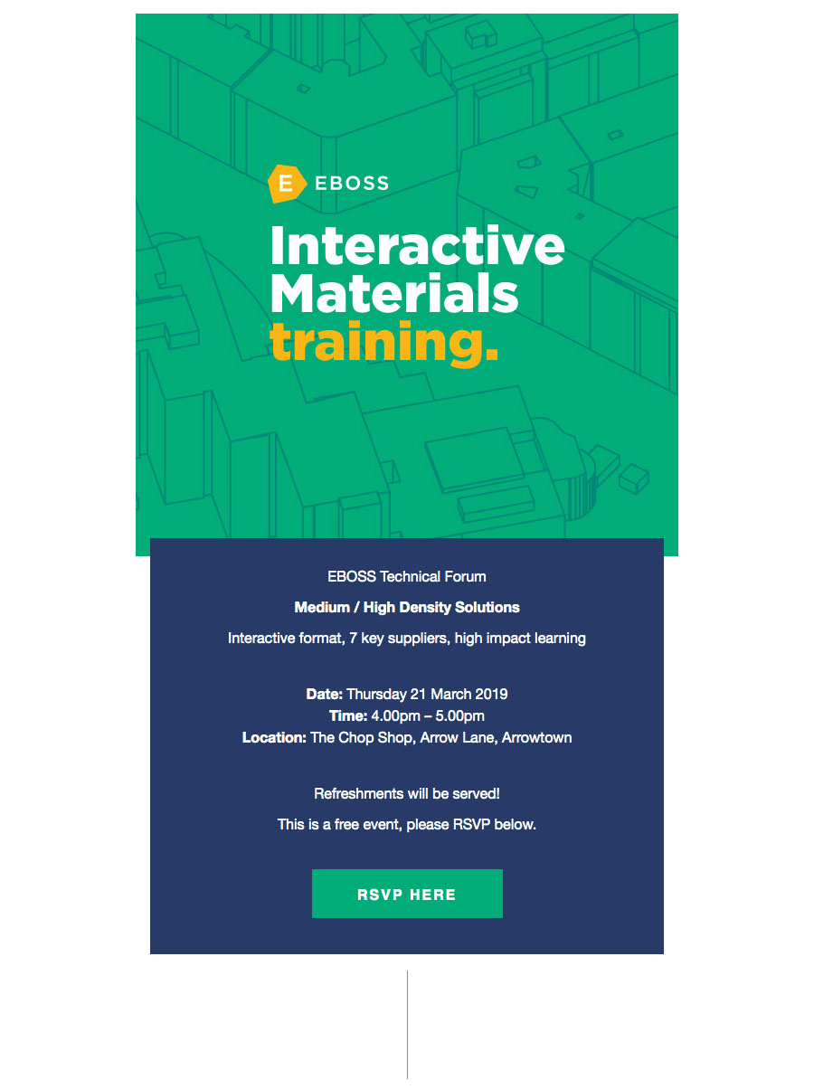 Interactive materials forum example