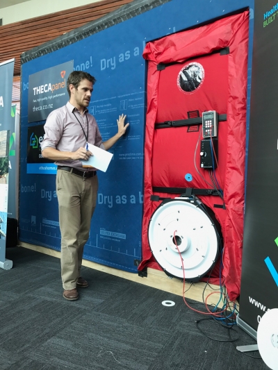 pro clima blower door testing