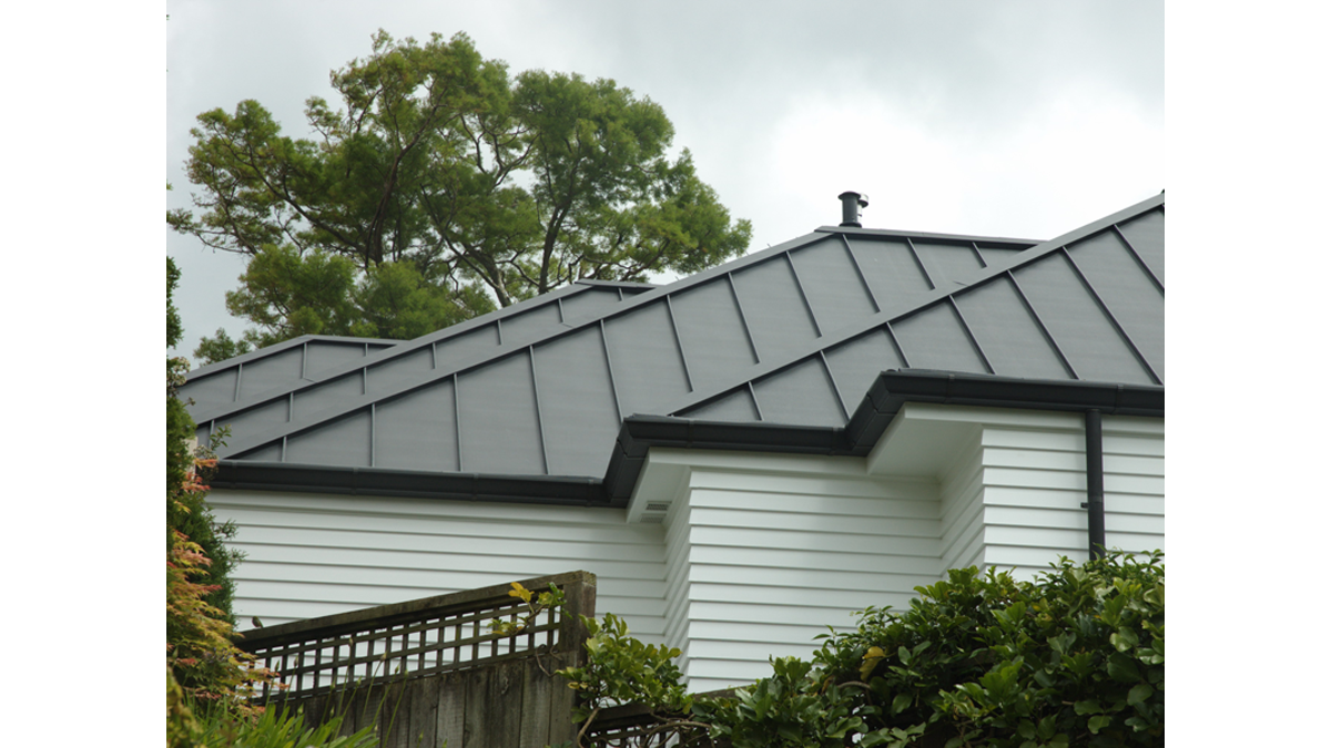 anthra zinc roof in remuera