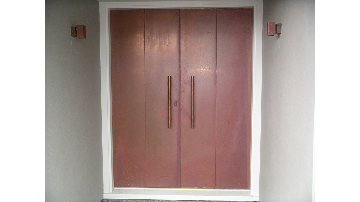 copper front door1