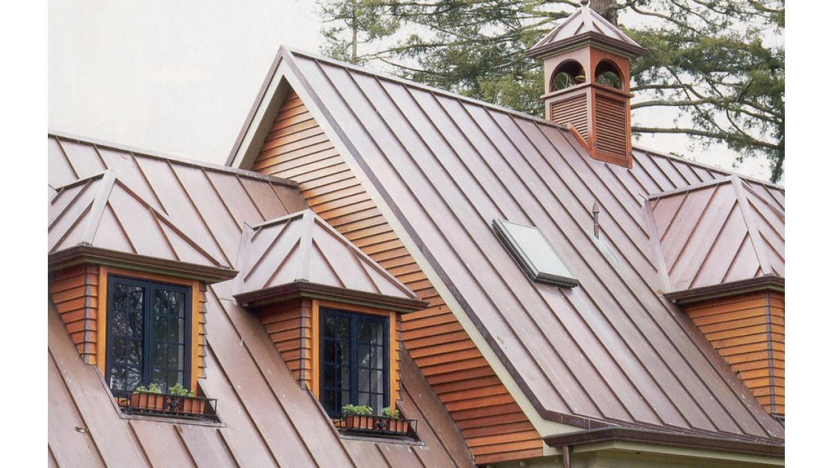 copper standing seam country house3