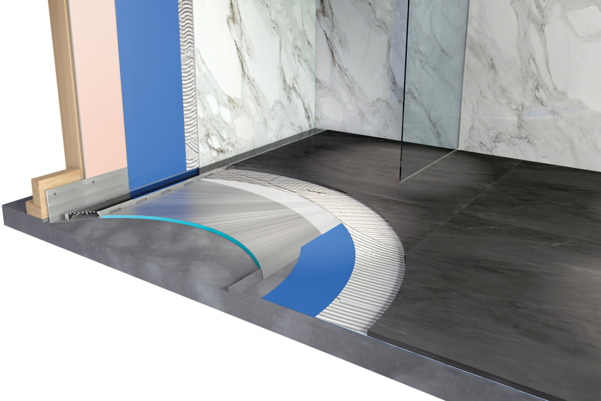 Tile Over SS Shower Tray Install Render V2
