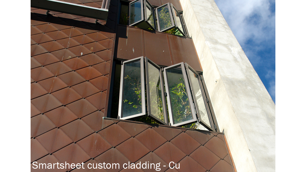 diamond smartsheet custom cladding copper 