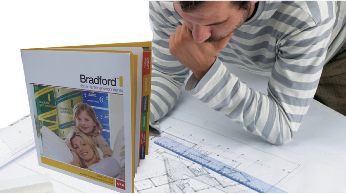 The Architectural Binder is user friendly and features an easy to view product guide and logical navigational tabs.