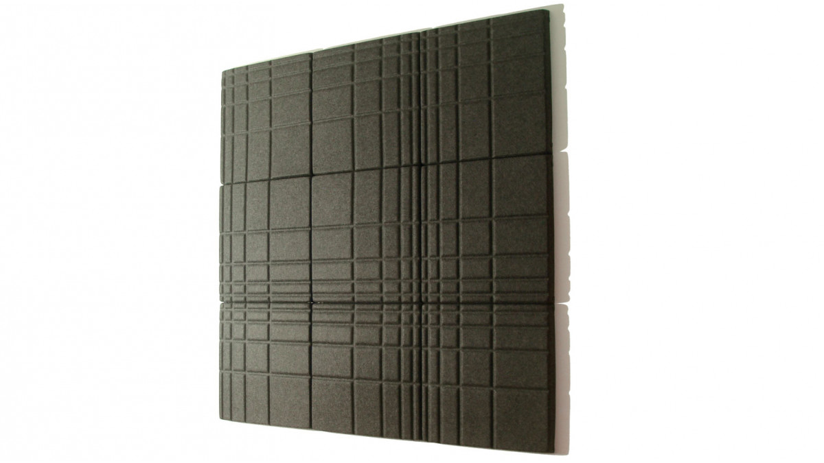 Quietspace 3D tiles are a completely demountable three dimensional tile that can easily be repositioned or changed out so your interior needs never be static. 
