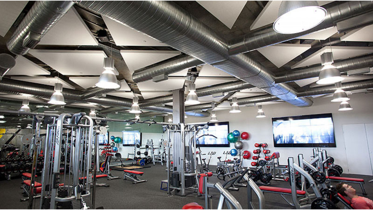 Asona Ceiling + Wall Noise-Reduction Solution at Les Mills Britomart