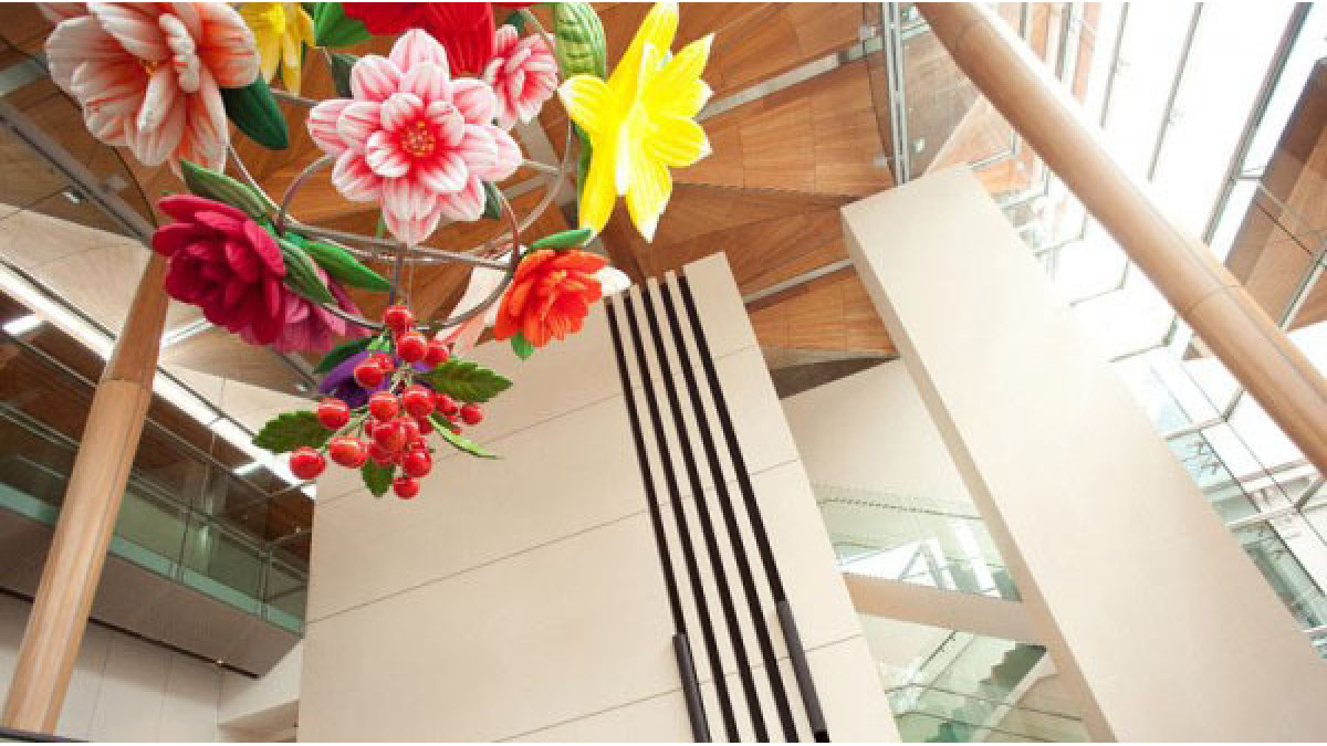 To control unwanted noise reverberation in Auckland’s new art gallery entrance atrium, FJMT + Archimedia Architects selected Asona’s Fabwall and Snaptex acoustic wall panels and Danoline Designpanel M2F micro perforated plasterboard ceiling lining.