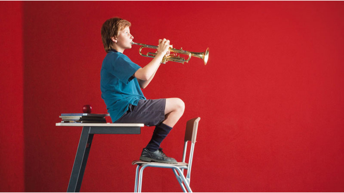 Composition is an acoustic wall covering designed to reduce and manage reverberated noise in building interiors. 