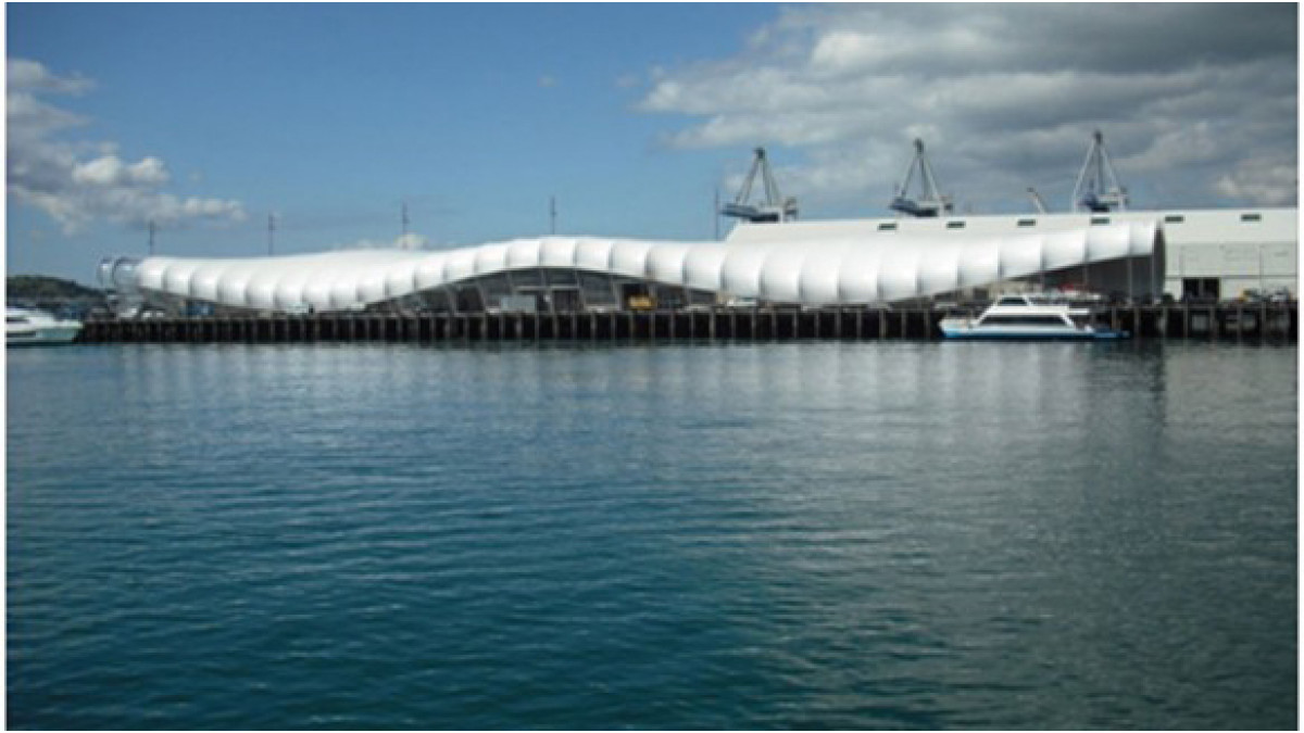 Alcopanel, contracted by Fletcher Construction needed a quick and easy solution to affix 500 aluminium panels to 'The Cloud' on Auckland's Waterfront.