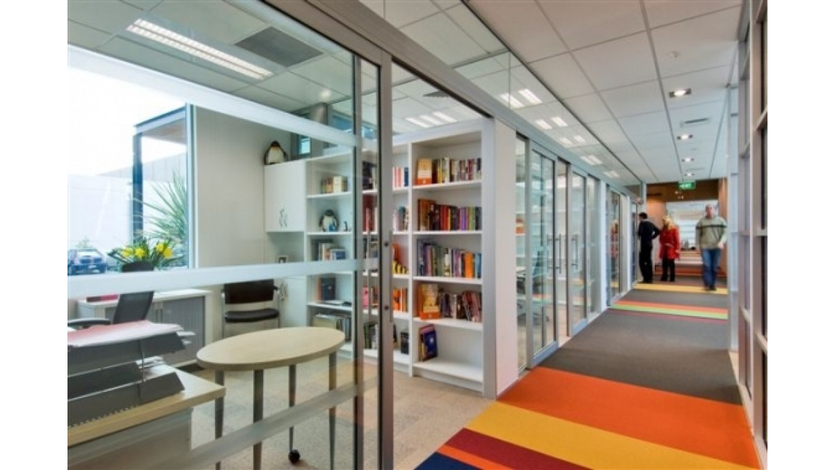 By using AMF ceiling tiles from Potter Interior Systems, you can dramatically improve the acoustic properties of an office space.