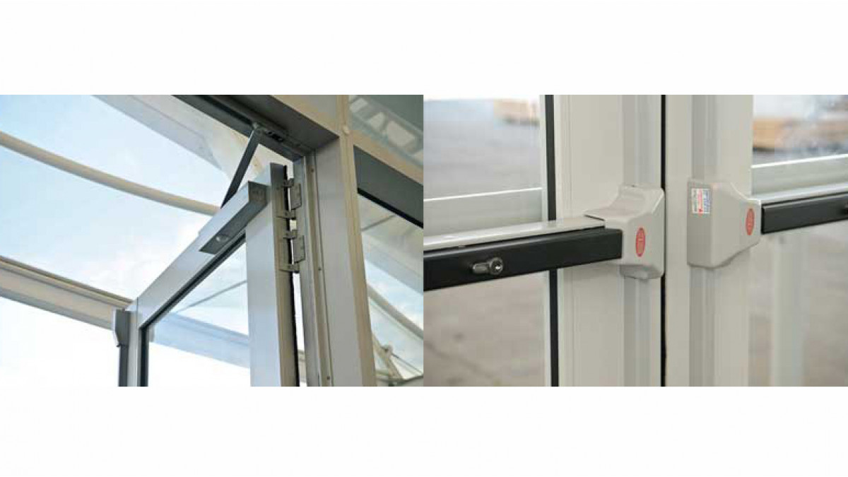 Assa Abloy supplied Lockwood 9000 Series panic break-out bars, featuring new advanced technology.