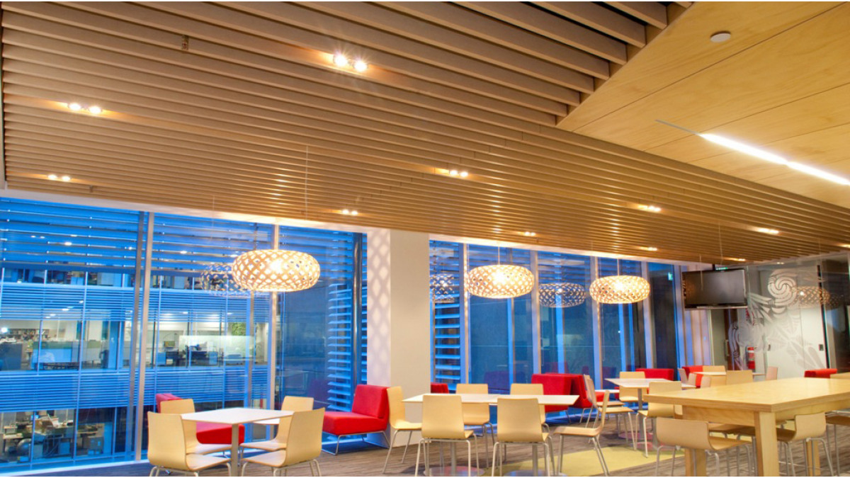 Consider continuing your interior themes up into the ceilings.