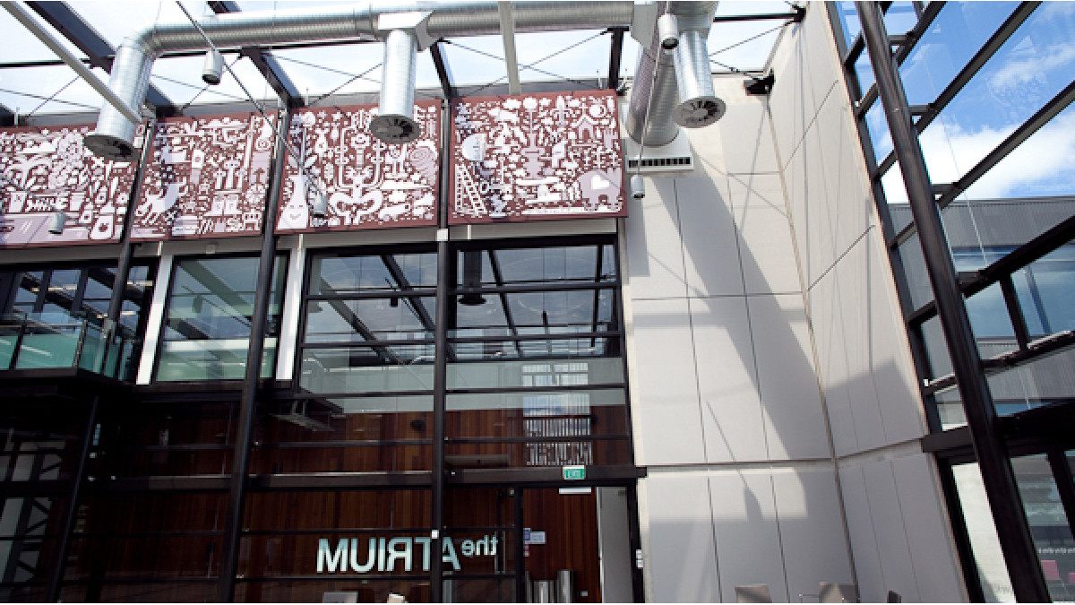 Wintec Hub’s new atrium