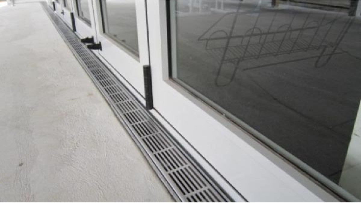Threshold Drain stops rainwater transgressing past the entrance threshold of buildings, as well as collect runoff from doors during storms.