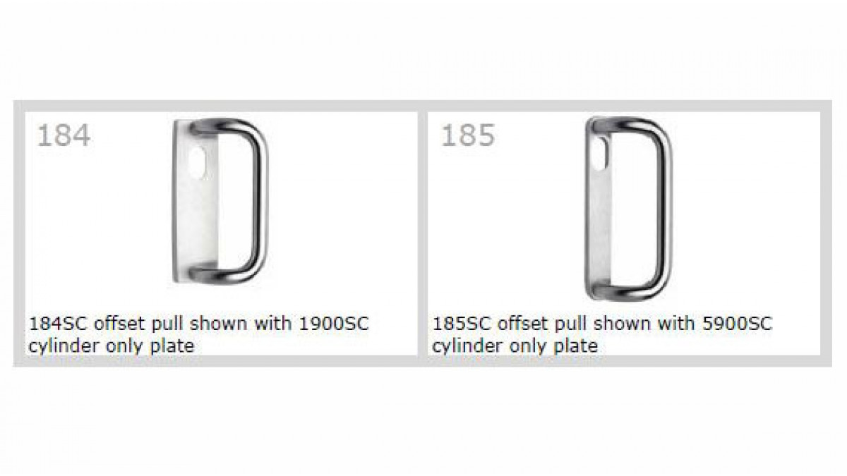 Made from brass and designed to complement 1800 and 2800 Series Brass Plate Furniture, the 184 Offset Pull provides a fixed pull without impacting the cylinder/turn functionality or the design aesthetic of the plate furniture.