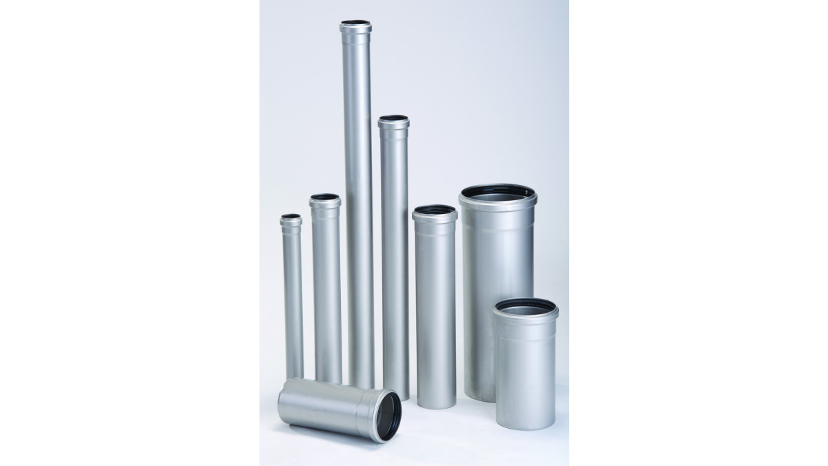 A wide range of pipe lengths and diameters is available.