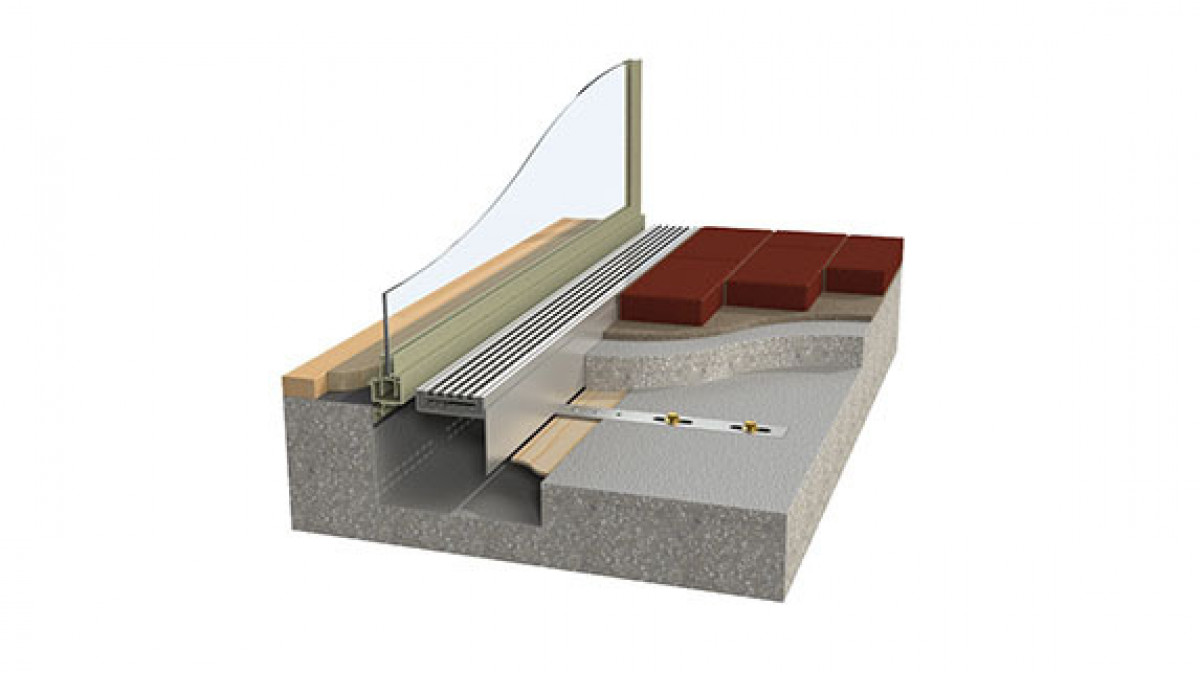 ThresholdDrain is a new product range within the brand ACO Build. ACO Build is a range of stormwater drainage products, designed to protect at or around the building level.