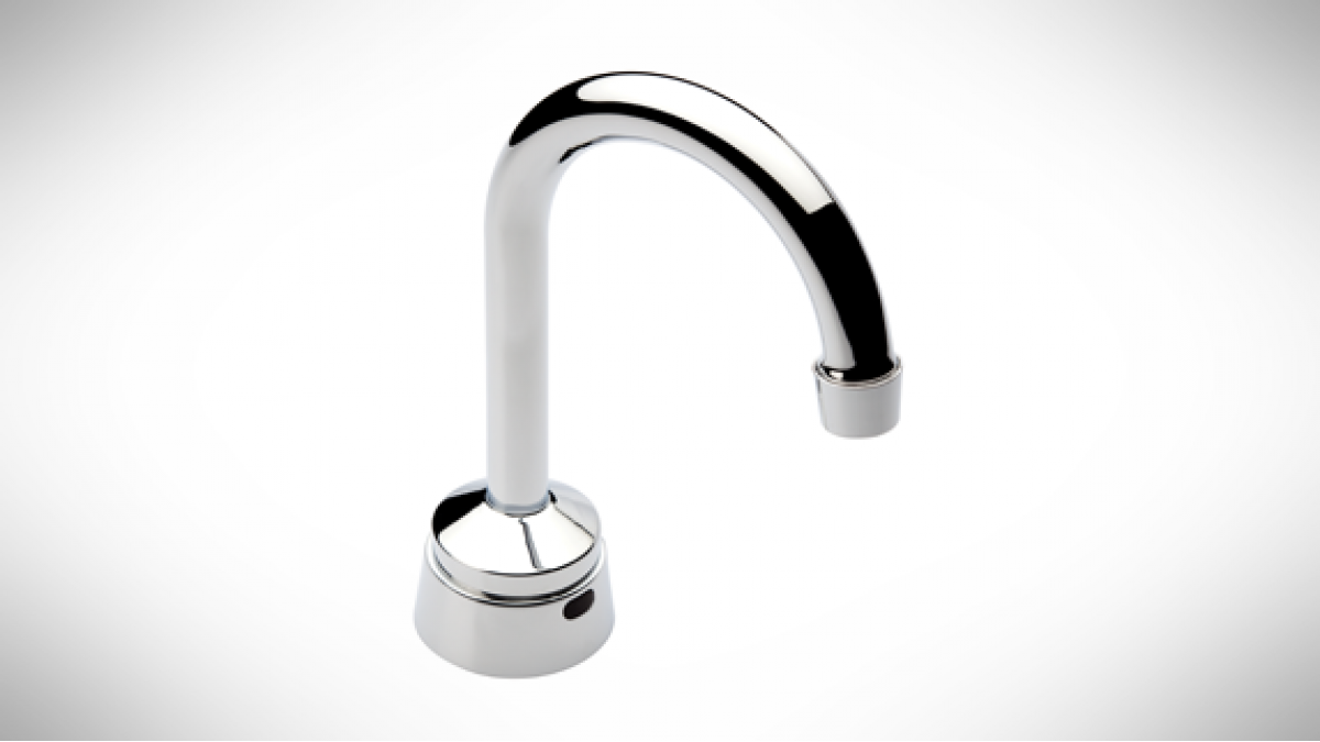 Touch-free electronic basin mixer from Foreno.
