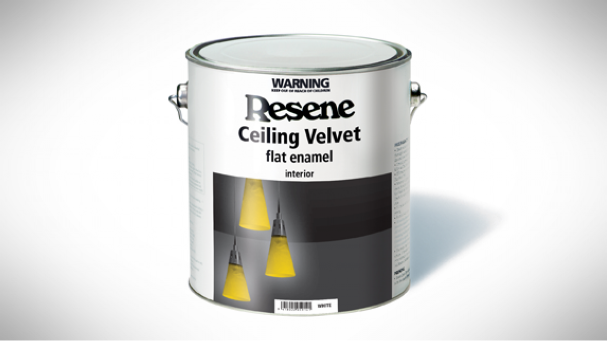 Resene Ceiling Velvet is based on a tough, flexible alkyd resin, which makes it ideal for ceilings in wet areas.