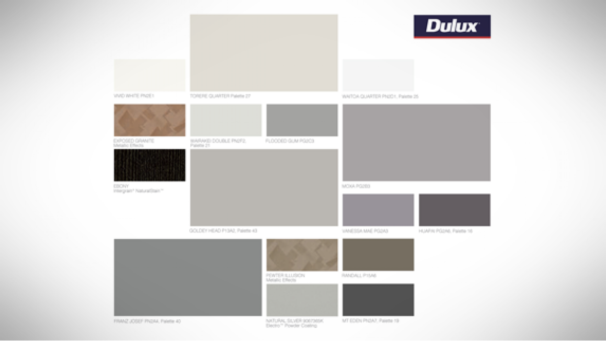 Dulux Share palette.